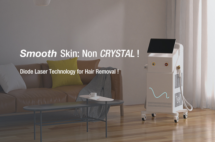 non crystal diode laser hair removal machine