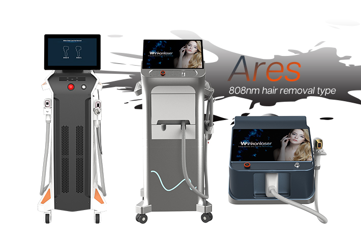 Types of diode laser hair removal machines